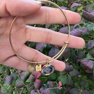 ALEX and ANI Team USA Olympic Flame Charm Bangle Bracelet